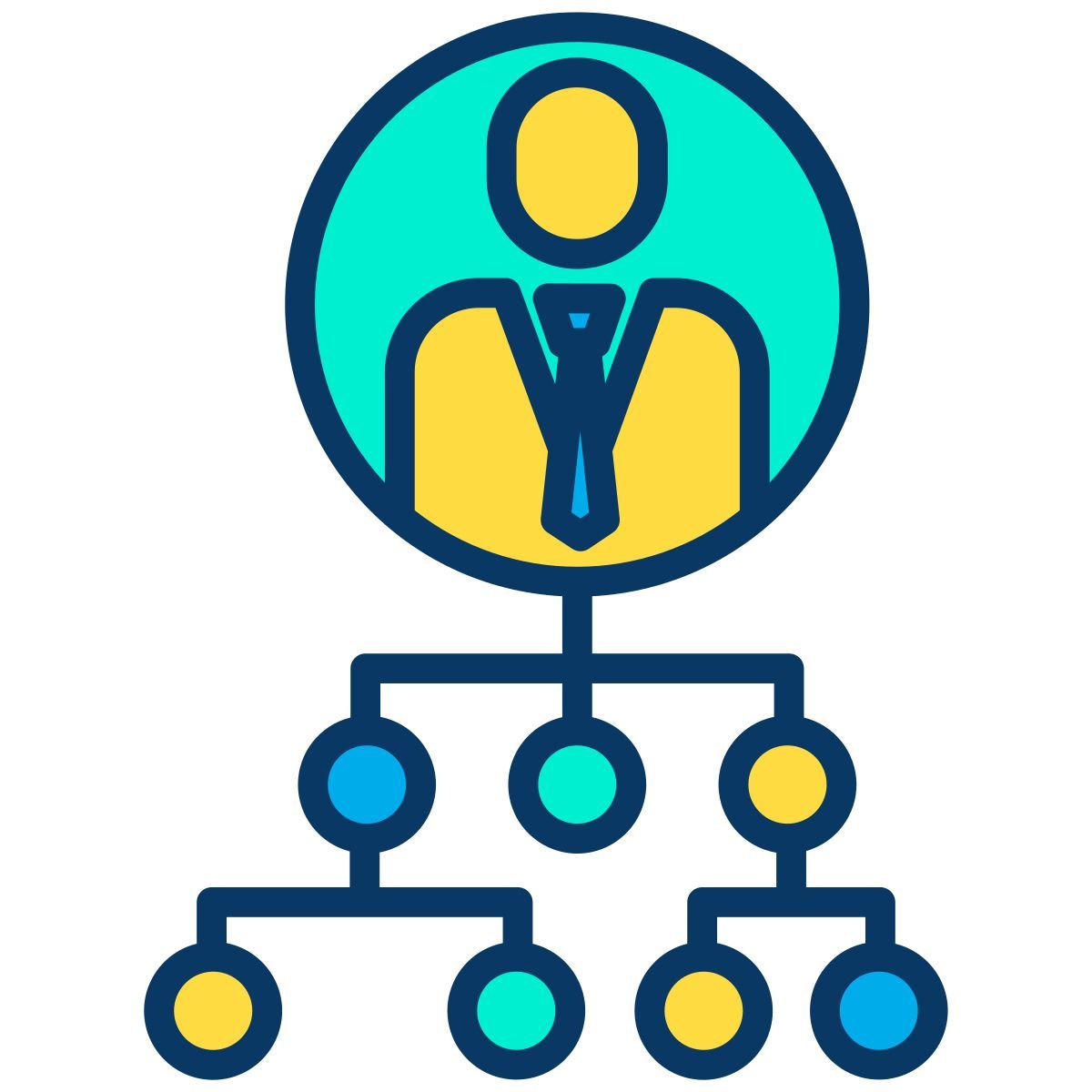 hierarchische struktur icon