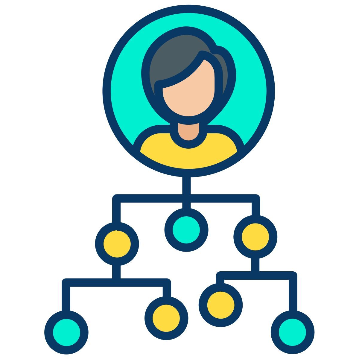 hierarchische struktur icon