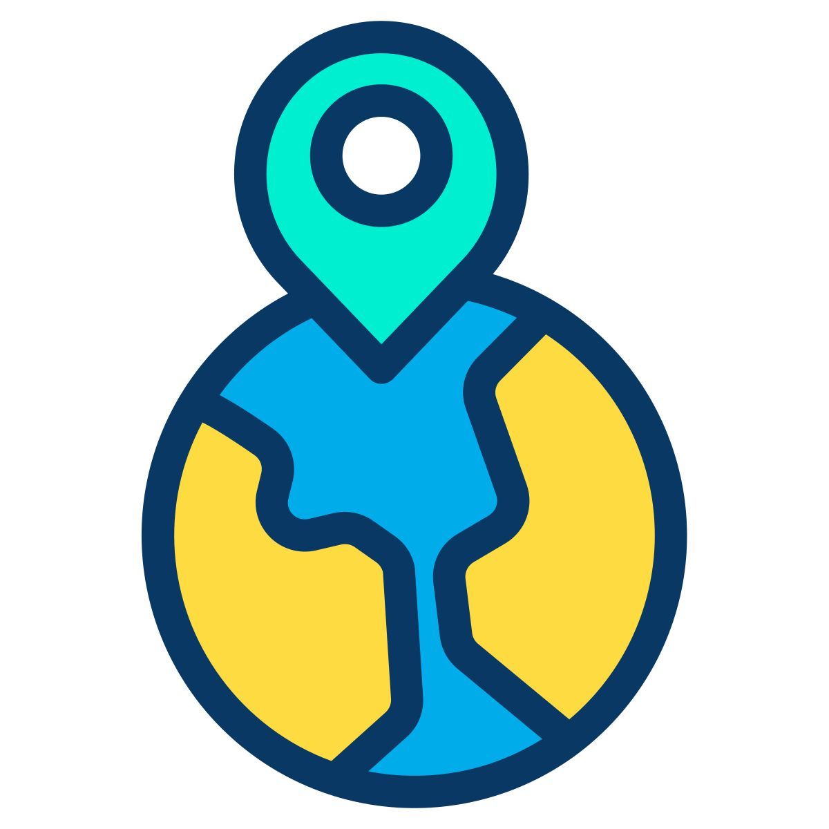 planet earth icon