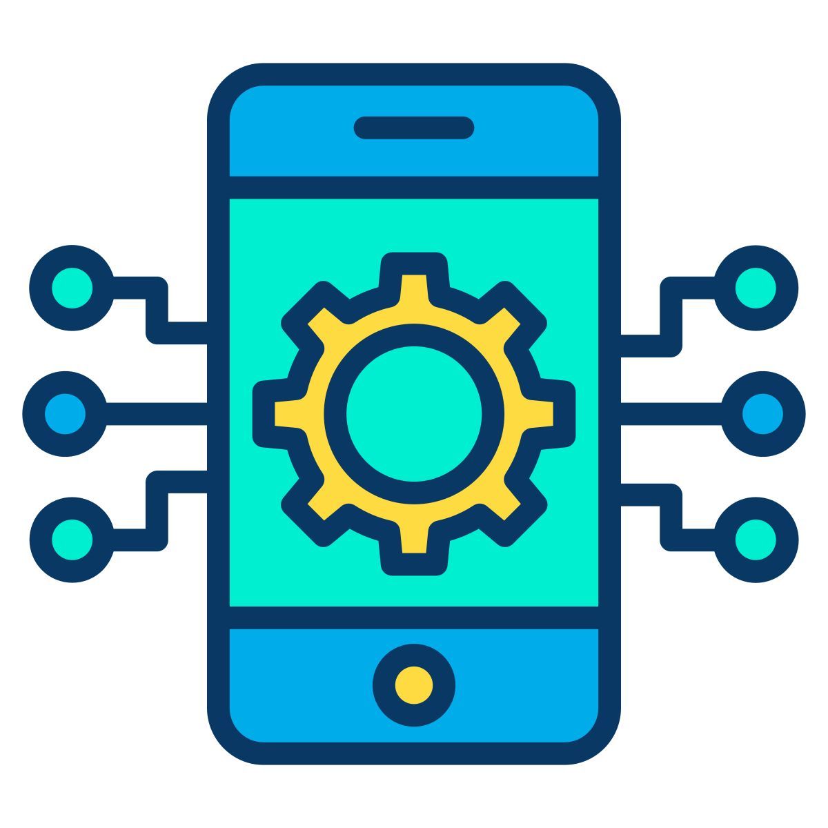 スマートフォン icon