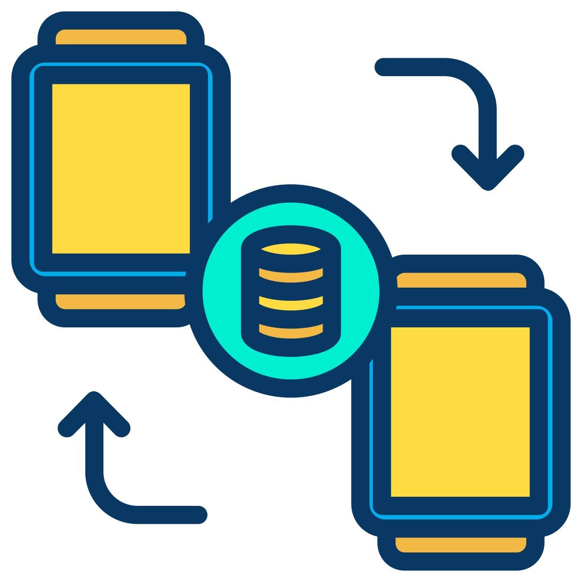 data transfer icon