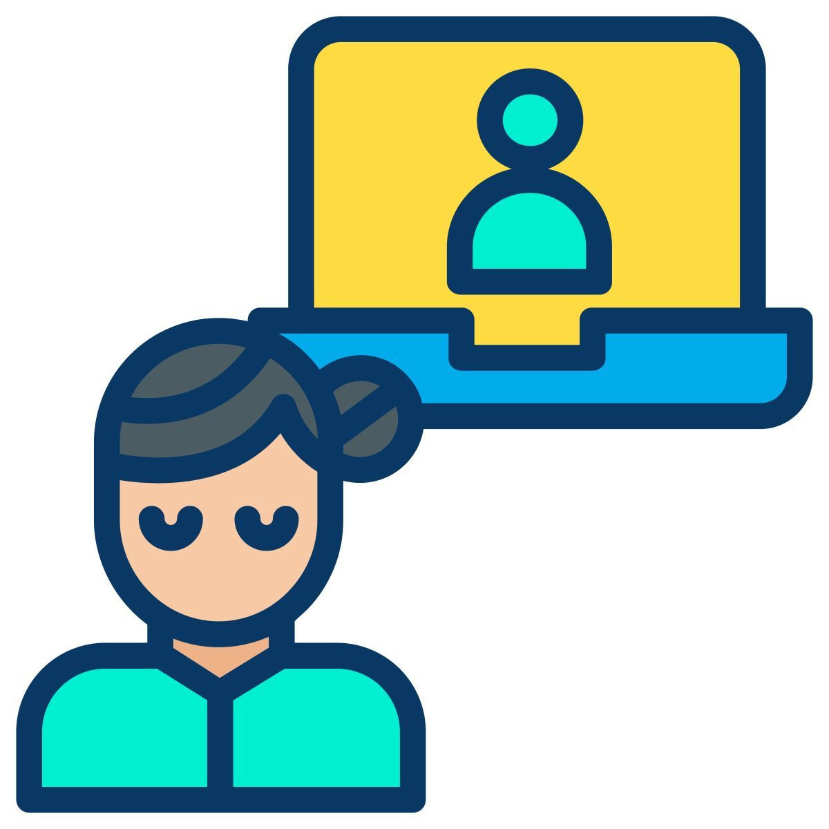 video conference icon