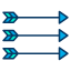 external arrows-hunting-kiranshastry-lineal-color-kiranshastry icon
