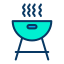 external barbecue-new-year-kiranshastry-lineal-color-kiranshastry icon