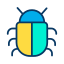 external bug-cyber-security-kiranshastry-lineal-color-kiranshastry icon