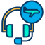 external call-center-airport-kiranshastry-lineal-color-kiranshastry icon