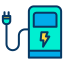 external charging-station-car-service-kiranshastry-lineal-color-kiranshastry icon