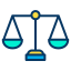 external court-law-and-crime-kiranshastry-lineal-color-kiranshastry icon