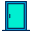 external door-furniture-kiranshastry-lineal-color-kiranshastry icon