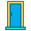 external door-interiors-kiranshastry-lineal-color-kiranshastry icon