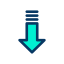 external down-arrow-miscellaneous-kiranshastry-lineal-color-kiranshastry icon
