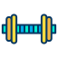 external dumbell-healthy-kiranshastry-lineal-color-kiranshastry icon