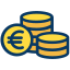 external euro-banking-and-finance-kiranshastry-lineal-color-kiranshastry icon