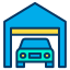 external garage-car-service-kiranshastry-lineal-color-kiranshastry icon