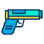 external gun-gaming-kiranshastry-lineal-color-kiranshastry icon