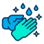 external hand-wash-hygiene-kiranshastry-lineal-color-kiranshastry icon