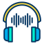 external headphones-music-kiranshastry-lineal-color-kiranshastry icon