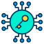 external key-cyber-security-kiranshastry-lineal-color-kiranshastry icon