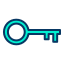 external key-gaming-kiranshastry-lineal-color-kiranshastry icon