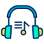 external listening-music-kiranshastry-lineal-color-kiranshastry icon