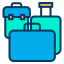 external luggage-airport-kiranshastry-lineal-color-kiranshastry icon