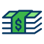 external money-banking-and-finance-kiranshastry-lineal-color-kiranshastry icon