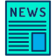 external newspaper-news-kiranshastry-lineal-color-kiranshastry icon