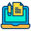 external notes-online-learning-kiranshastry-lineal-color-kiranshastry icon