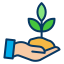 external plant-agriculture-and-farmer-kiranshastry-lineal-color-kiranshastry icon