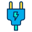 external plug-energy-kiranshastry-lineal-color-kiranshastry icon