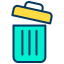 external recycle-bin-graph-design-kiranshastry-lineal-color-kiranshastry icon