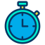 external stopclock-logistic-delivery-kiranshastry-lineal-color-kiranshastry icon