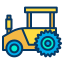 external tractor-agriculture-and-farmer-kiranshastry-lineal-color-kiranshastry icon