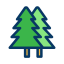 external tree-camping-kiranshastry-lineal-color-kiranshastry icon