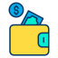 external wallet-investment-kiranshastry-lineal-color-kiranshastry icon