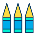 external bullets-hunting-kiranshastry-lineal-color-kiranshastry icon