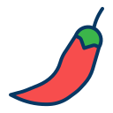 external chili-fruits-and-vegetables-kiranshastry-lineal-color-kiranshastry icon