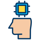external chip-artificial-intelligence-kiranshastry-lineal-color-kiranshastry icon