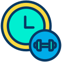 external clock-fitness-kiranshastry-lineal-color-kiranshastry icon