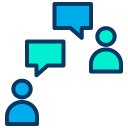 external conversation-communication-kiranshastry-lineal-color-kiranshastry-4 icon