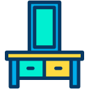 external dressing-table-furniture-kiranshastry-lineal-color-kiranshastry icon