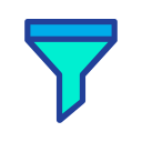 external funnel-banking-and-finance-kiranshastry-lineal-color-kiranshastry icon