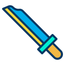 external knife-outdoor-kiranshastry-lineal-color-kiranshastry icon