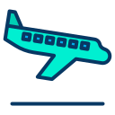 external landing-airport-kiranshastry-lineal-color-kiranshastry icon