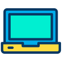 external laptop-multimedia-kiranshastry-lineal-color-kiranshastry icon