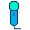 external microphone-new-year-kiranshastry-lineal-color-kiranshastry icon