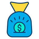 external money-bag-investment-kiranshastry-lineal-color-kiranshastry icon