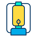 external oil-lamp-hunting-kiranshastry-lineal-color-kiranshastry icon