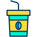 external paper-cup-coffee-shop-kiranshastry-lineal-color-kiranshastry icon