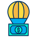 external parachute-investment-kiranshastry-lineal-color-kiranshastry icon